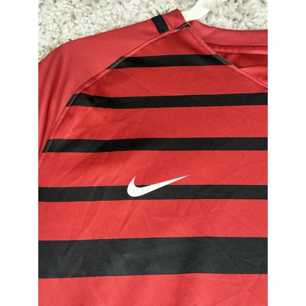 Nike Dry US Short Sleeve Challenger 20 Jersey Men's L Maroon Red Black AC CD6117